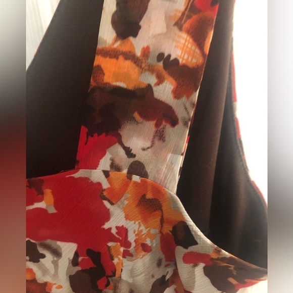 Jessica Midi Floral Deep V Neck Sleeveless Slip on Dress Size 8 - Picture 13 of 13